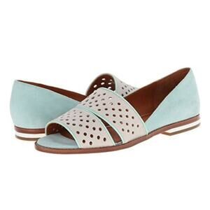 Rebecca Minkoff Sadie Flat, Putty/Winter Mint